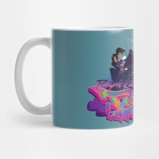 Dedos Purple letters Mug